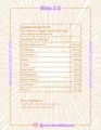 Bliss 2.0 supplement facts label