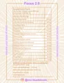 Focus 2.0 supplement facts label