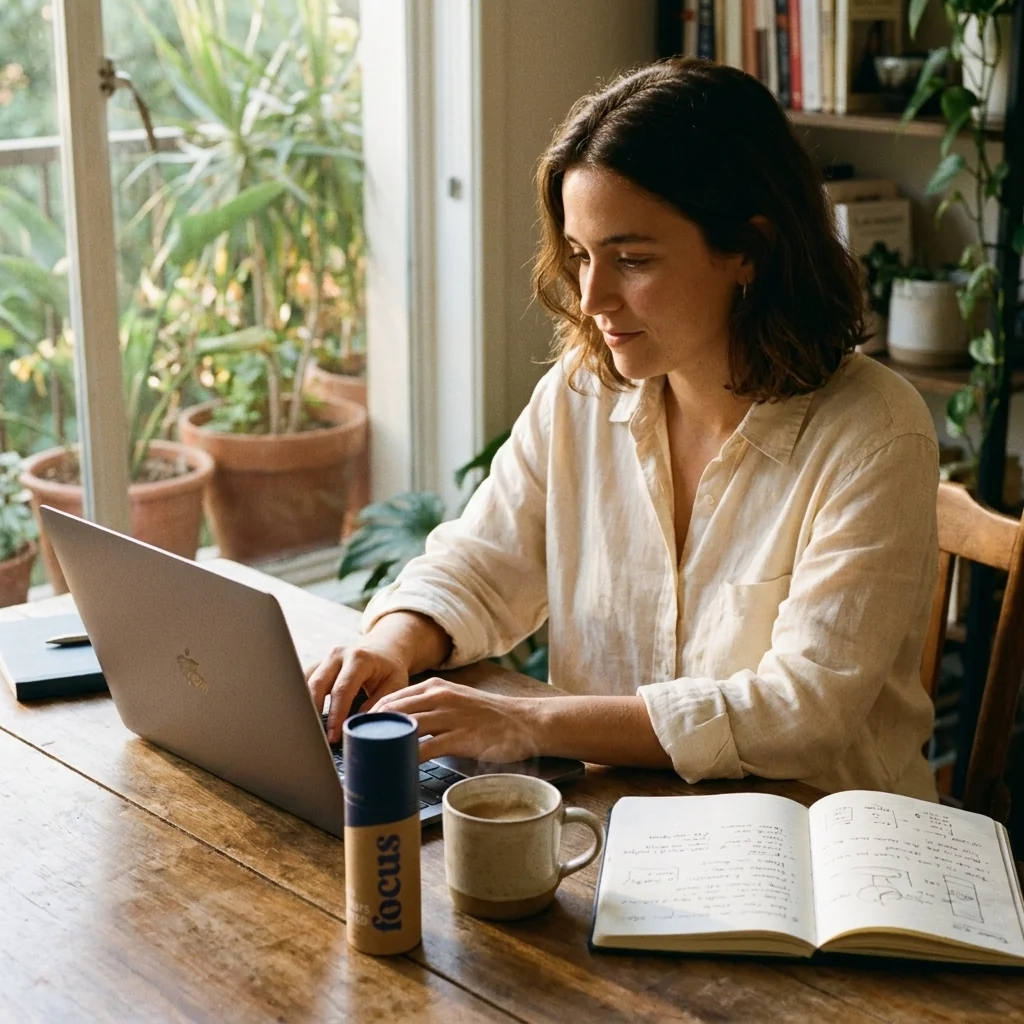 Magic 2.0 on a desk during a deep-work session
